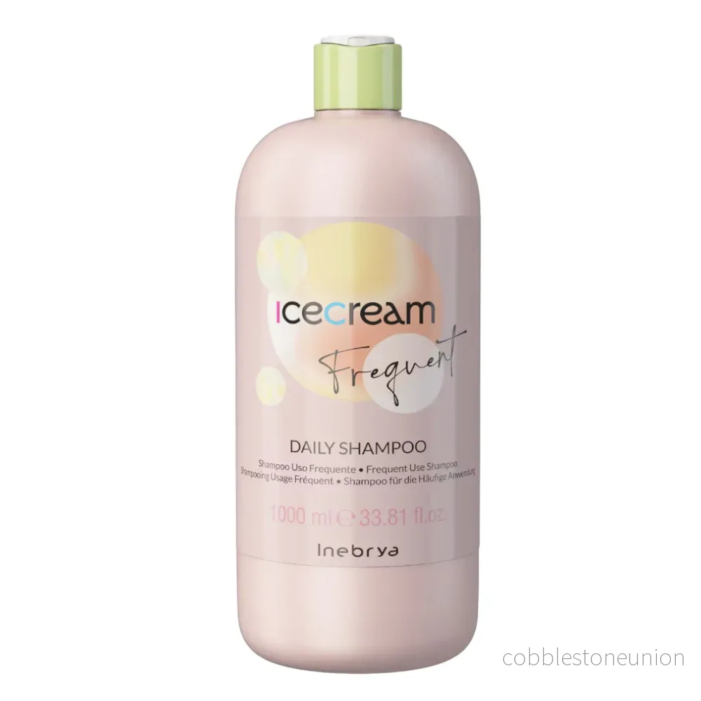 Inebrya, Ice Cream Frequent, Shampoo, Regenererande, 1000 ml Inebrya, Ice Cream Frequent, Shampoo, Regenererande, 1000 ml