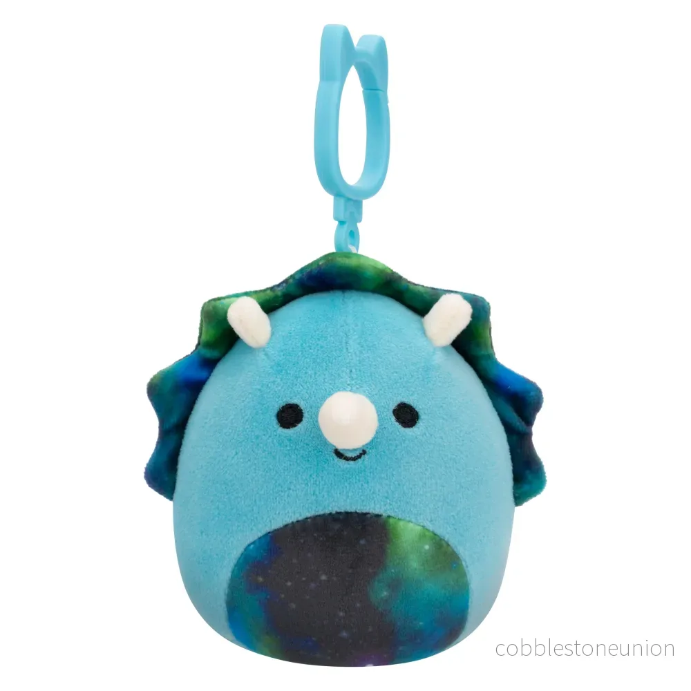 Squishmallows Clip-On Vilmos The Triceratops