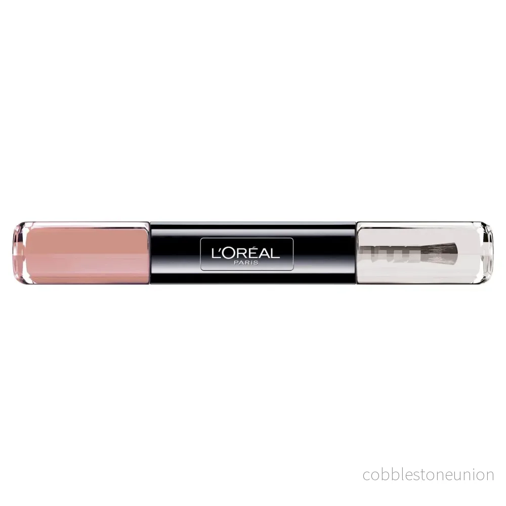 L’Oreal Paris, Infallible, Gel-effekt, Nagellack 2-i-1, 012, För Alltid Mink, 2 x 5 ml