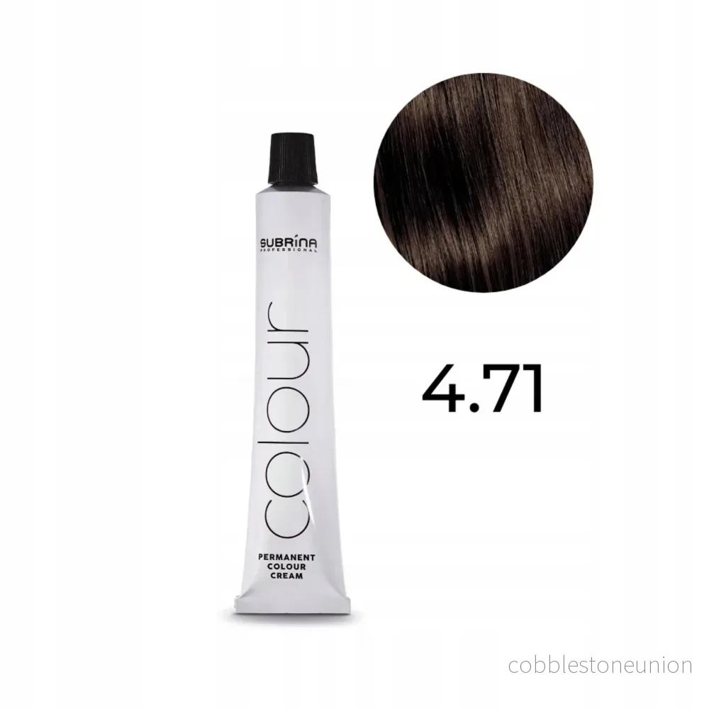 Subrina Professional, Essential Colour, Permanent hårfärg, 4.71 Mellanbrun, 100 ml