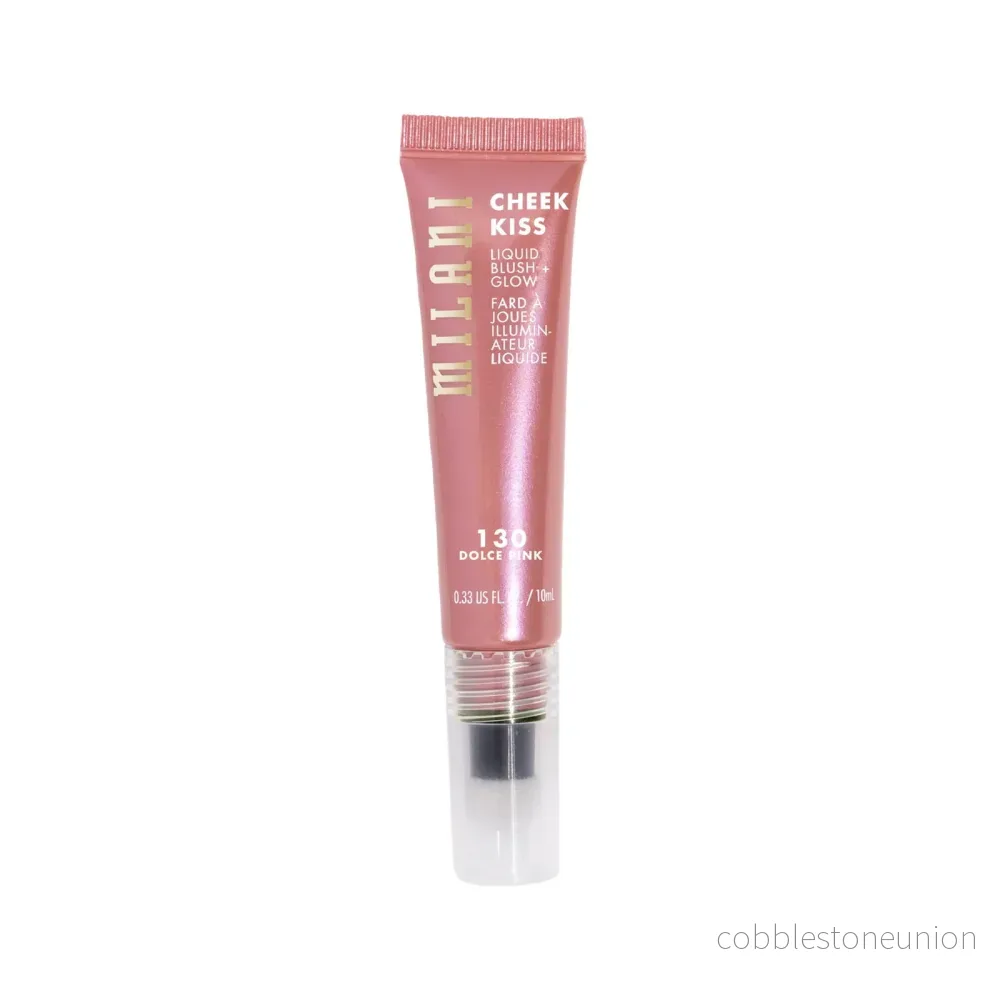 Milani, Cheek Kiss Blush + Glow, Belyst, Flytande rouge, 130, Dolce Pink, 10 ml Milani, Cheek Kiss Blush + Glow, Belyst, Flytande rouge, 130, Dolce Pink, 10 ml