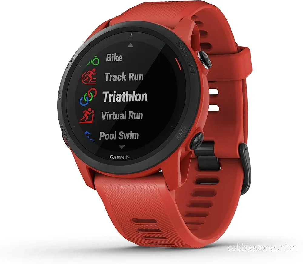 Garmin Forerunner 745 GPS Löparklocka (Röd) – Utmärkt skick Garmin Forerunner 745 GPS Löparklocka (Röd) – Utmärkt skick
