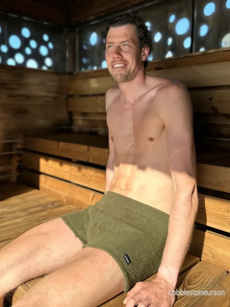 Ull-Badeshorts til Herre – Mose Ull-Badeshorts til Herre – Mose