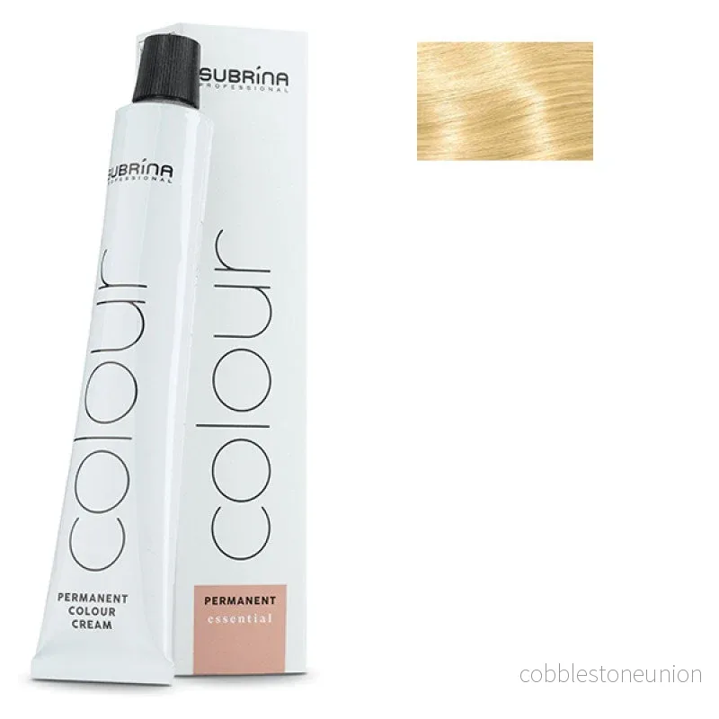 Subrina Professional, Essential Colour, Permanent hårfärg, 10/03 Ljus naturlig ljus askblond, 100 ml