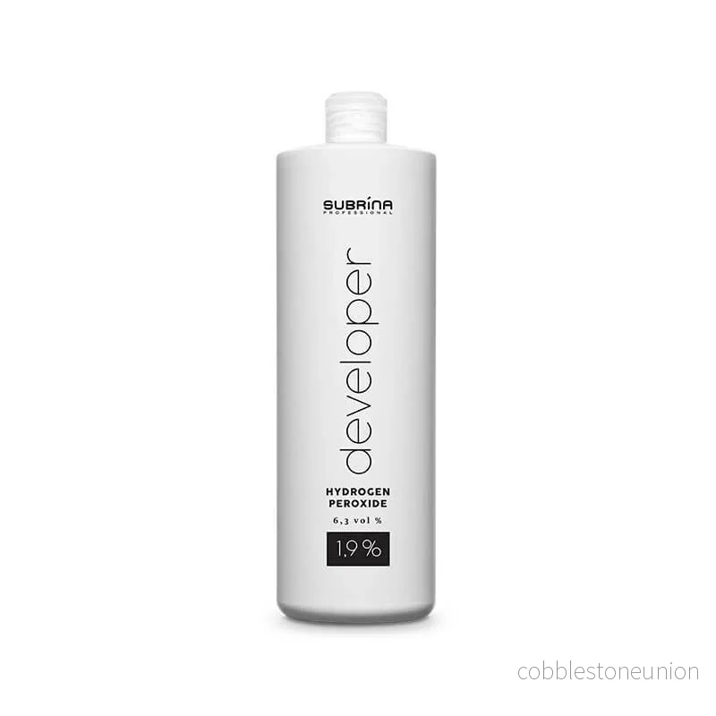 Subrina Professional, CremeOxyd, Håroxideringslotion, 1,9%, 6.3 vol, 1000 ml Subrina Professional, CremeOxyd, Håroxideringslotion, 1,9%, 6.3 vol, 1000 ml