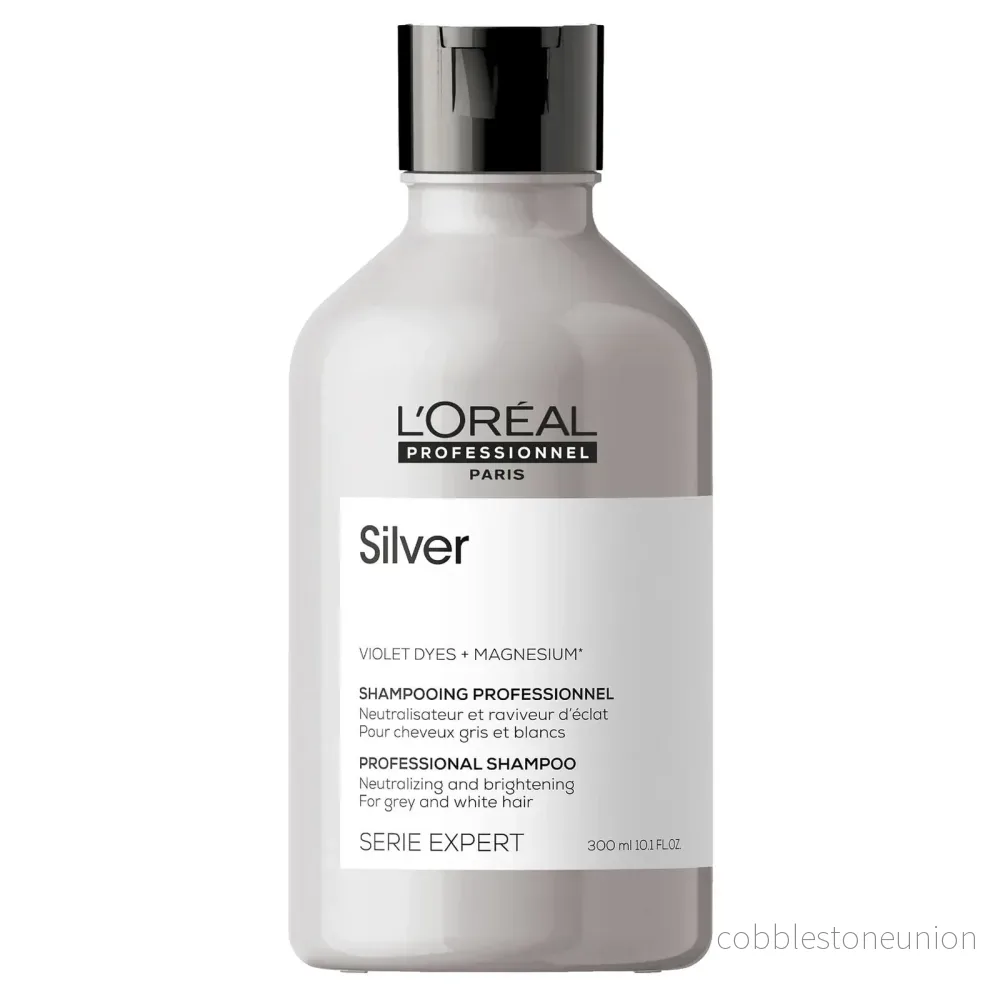 L’Oréal Professionnel, Serie Expert Silver, Schampo, Neutraliserande & Ljusförstärkande, 300 ml L’Oréal Professionnel, Serie Expert Silver, Schampo, Neutraliserande & Ljusförstärkande, 300 ml