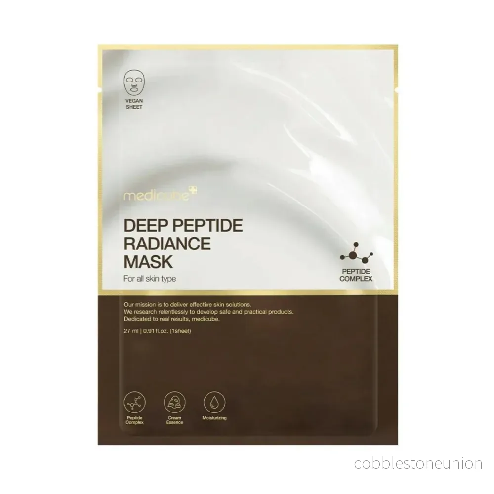 Medicube, Deep Peptide Mask, Ökar elasticiteten, Ansiktsmask, För ansiktet, 27 ml