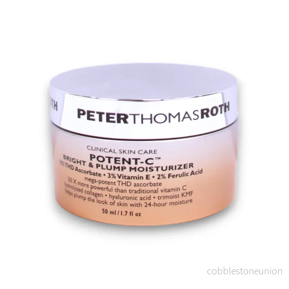 Peter Thomas Roth, Potent-C, Vitamin E, Återfuktande, Dag, Kräm, För ansiktet, 50 ml Peter Thomas Roth, Potent-C, Vitamin E, Återfuktande, Dag, Kräm, För ansiktet, 50 ml