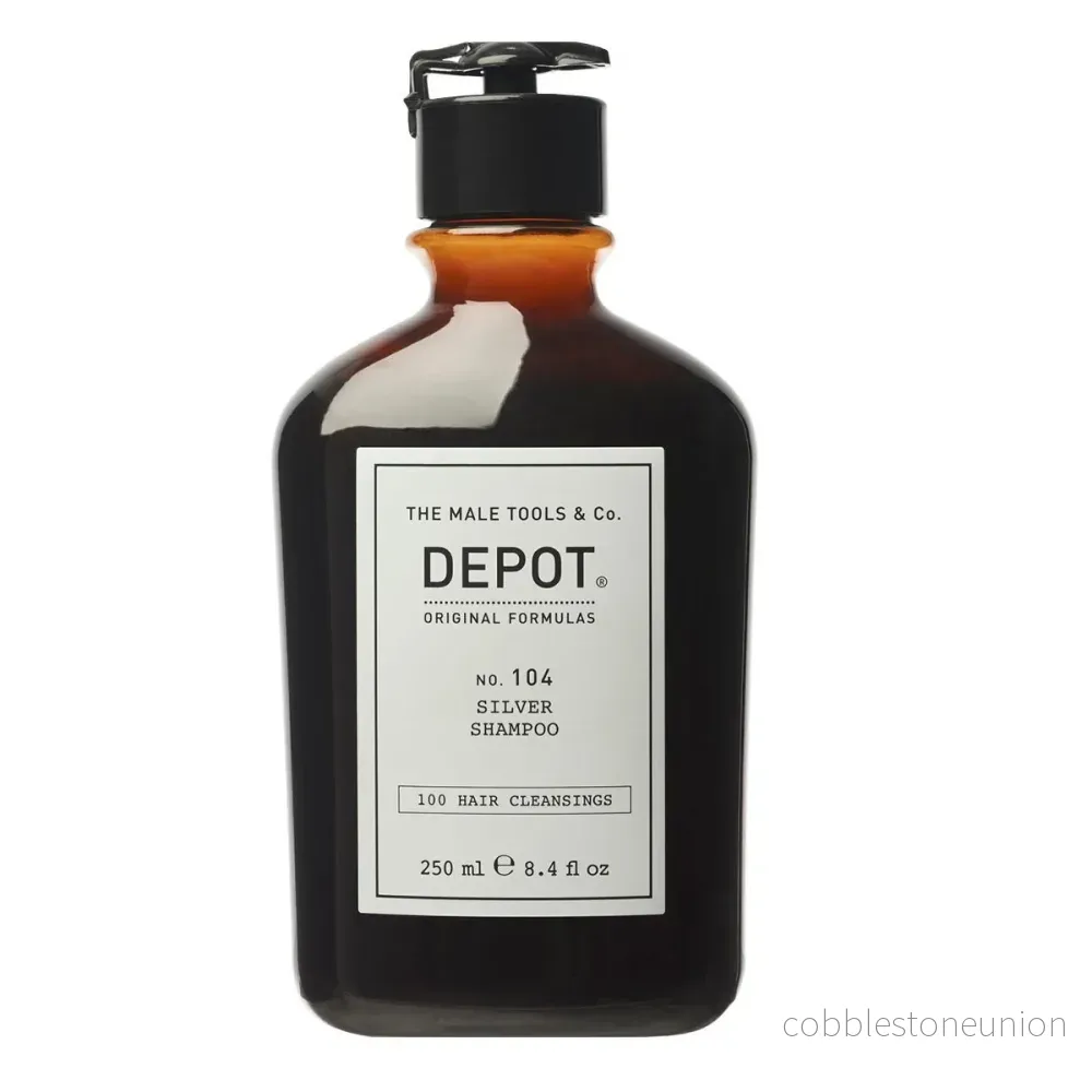 Depot, 100 Hair Cleansing No. 104, Botaniskt komplex, Hårschampo, För neutralisering av gula toner, 250 ml