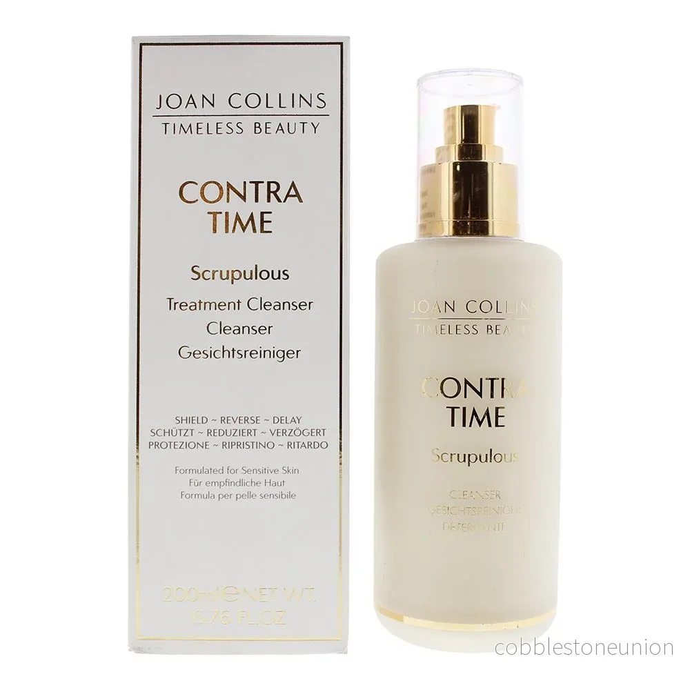 Joan Collins, Contra Time Scrupulous Treatment, Eliminates Impurities, Cleansing Cream, 200ml - Bild 2