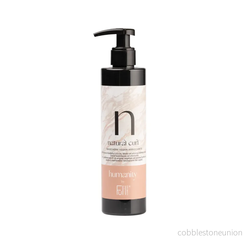 Full Cosmetics, Naturliga lockar, Hårbehandlingskrämmask, Mot friss, 250 ml