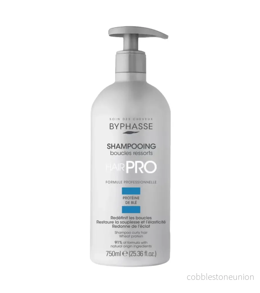 Byphasse, Pro Boucles, Hårschampo, 750 ml