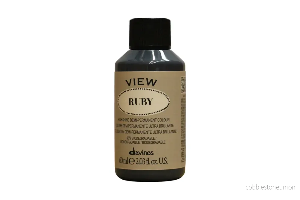 Davines, View, Semi-permanent hårfärg, Ruby, 60 ml
