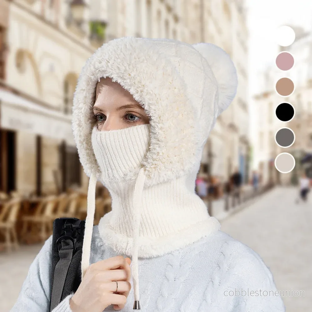 🧣 Frostelle 3-i-1 vintermössa för kvinnor 🧣 Frostelle 3-i-1 vintermössa för kvinnor
