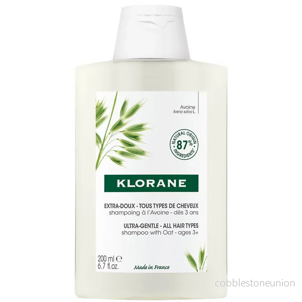 Klorane, havremjölk, schampo, milt rengörande, 200 ml Klorane, havremjölk, schampo, milt rengörande, 200 ml