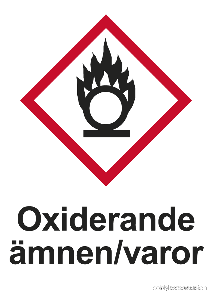 Oxiderande ämnen/varor Oxiderande ämnen/varor