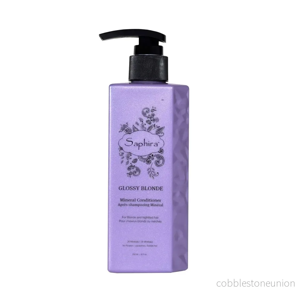 Saphira, Glänsande Blont, Balsam, Återfuktande & färgbevarande, 250 ml Saphira, Glänsande Blont, Balsam, Återfuktande & färgbevarande, 250 ml