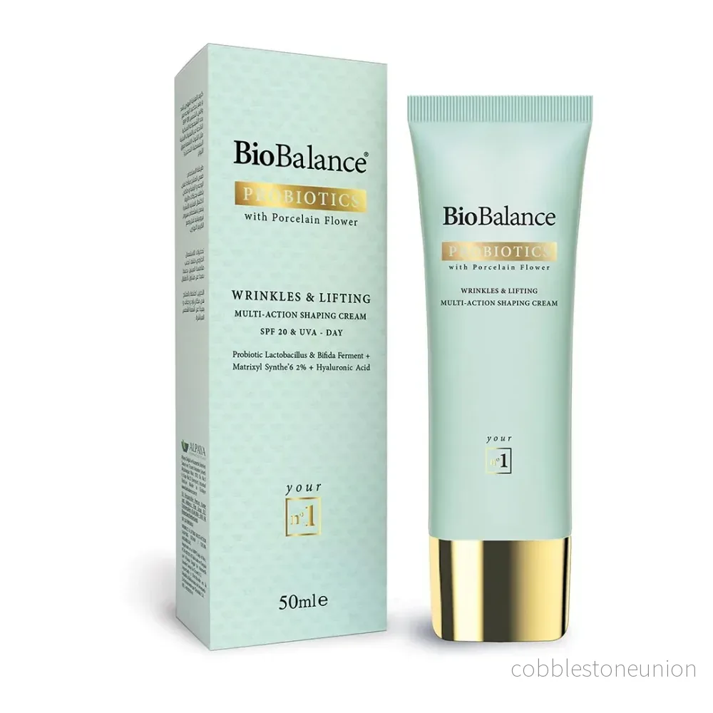 Bio Balance, Wrinkle & Lifting Multi-Action Shaping, Firming & Anti-Wrinkle, Dag, Grädde, För ansikte & hals, SPF 20, 50 ml Bio Balance, Wrinkle & Lifting Multi-Action Shaping, Firming & Anti-Wrinkle, Dag, Grädde, För ansikte & hals, SPF 20, 50 ml