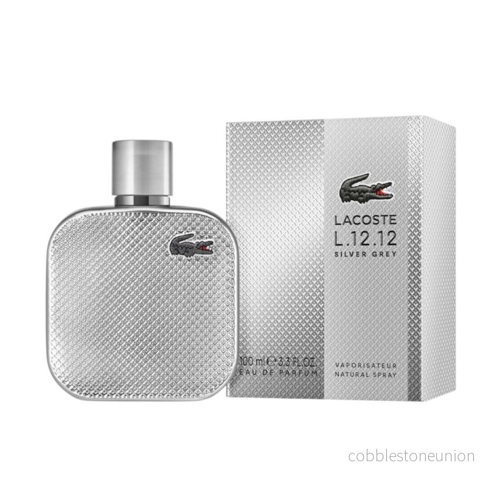 Lacoste, L.12.12 Silver Grey, Eau de Parfum, För män, 100 ml - Bild 2