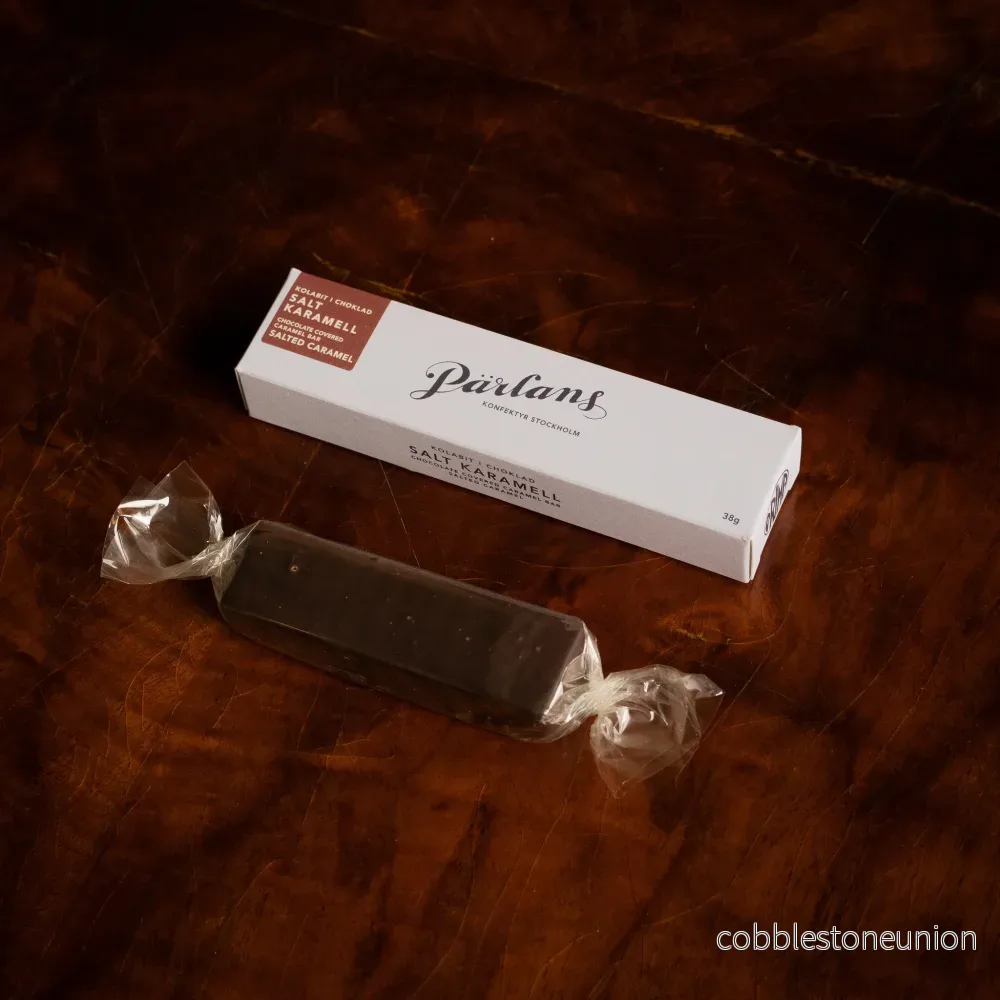 chocolate covered caramel bar SALTED CARAMEL