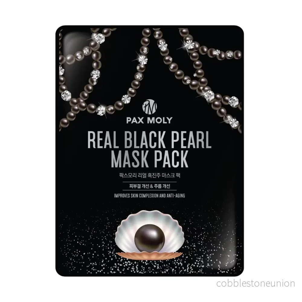 PaxMoly, Real Black Pearl, Anti-aging, Ansiktsmask, För ansiktet, 25 ml