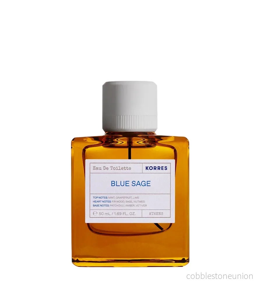 Korres, Blue Sage, Eau de Toilette, För män, 50 ml