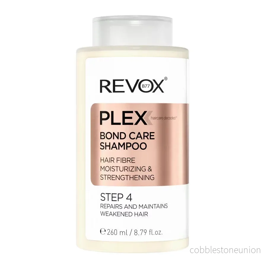 Revox B77, Plex Bond Step 4, Hair Shampoo, To strengthen, 260 ml Revox B77, Plex Bond Step 4, Hair Shampoo, To strengthen, 260 ml