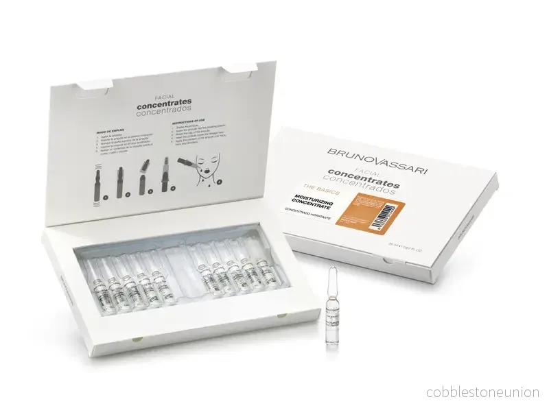 Set, Bruno Vassari, The Basics, Salicylic acid, Moisturising, Concentrate, For face, 10 pcs, 2 ml