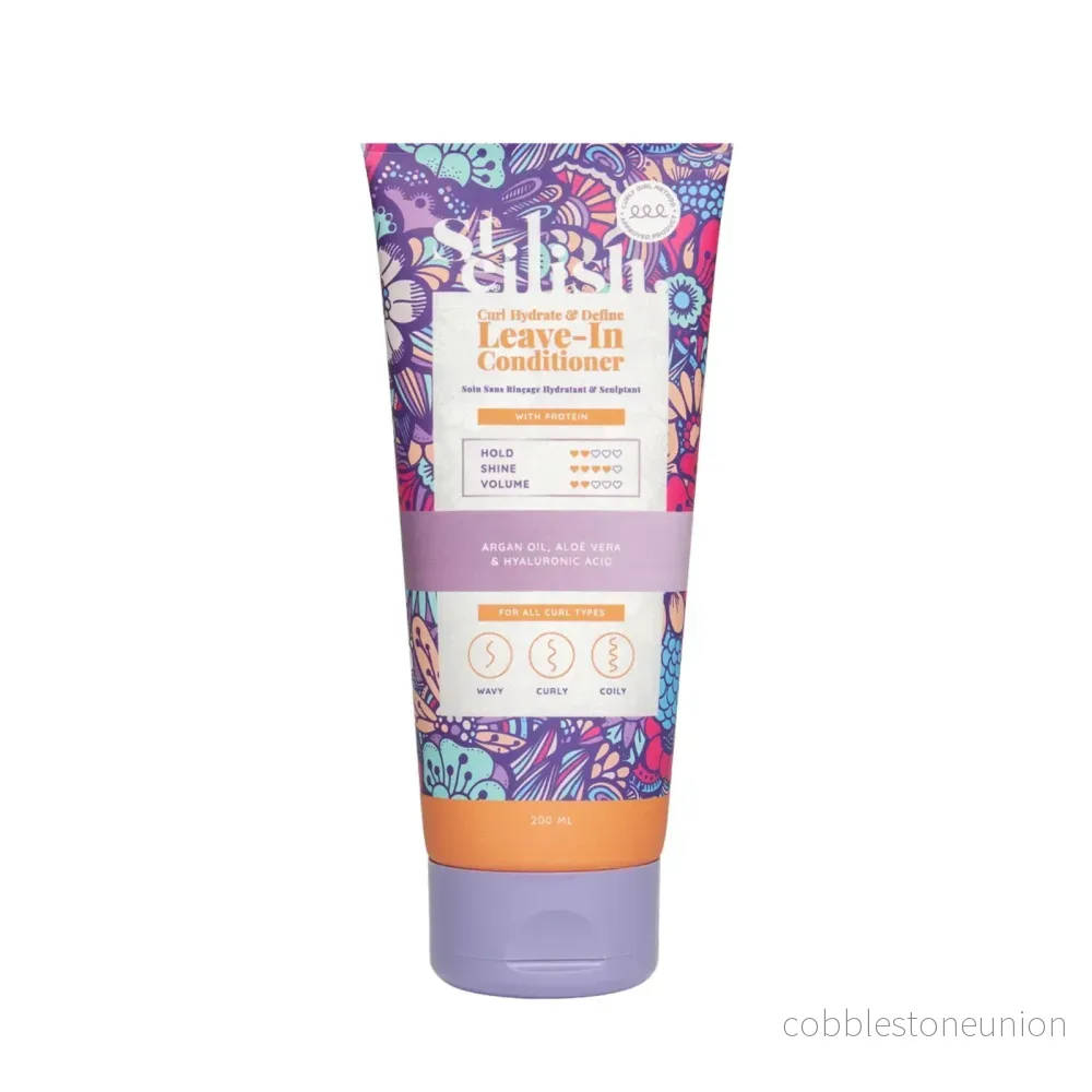 Steilish, Curl Hydrate & Define, Leave-in balsam, Hydrating & Defining, 200 ml