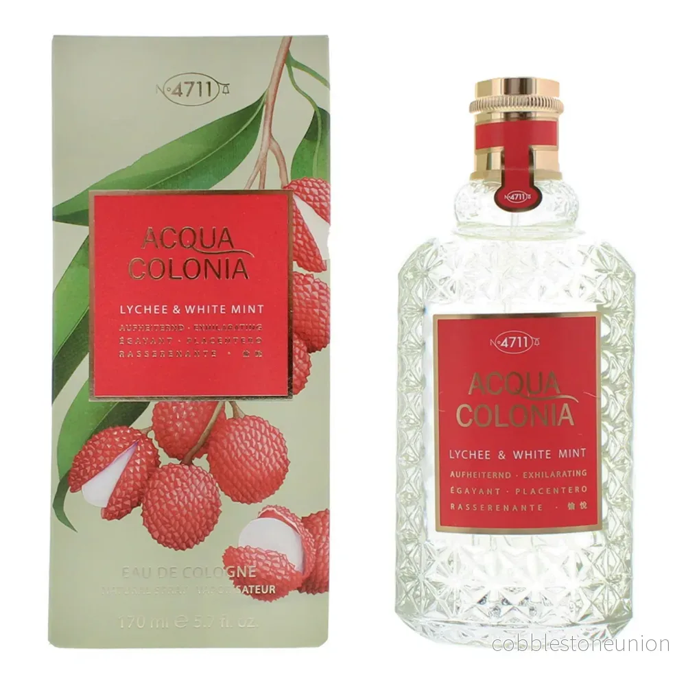 4711, Acqua Colonia Lychee & White Mint, Eau de Cologne, Unisex, 170 ml - Bild 2