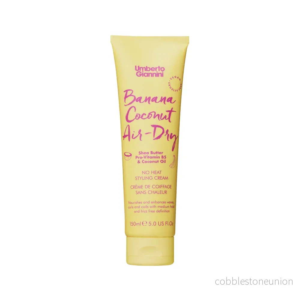 Umberto Giannini, Banana Coconut Air-Dry, Hårstylingskräm, Medium, 150 ml Umberto Giannini, Banana Coconut Air-Dry, Hårstylingskräm, Medium, 150 ml