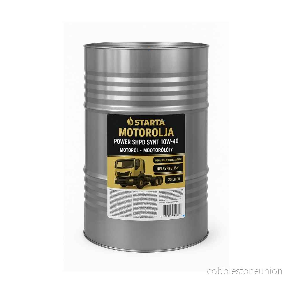 Motorolja Power SHPD Synt 10W-40 – 208 liter