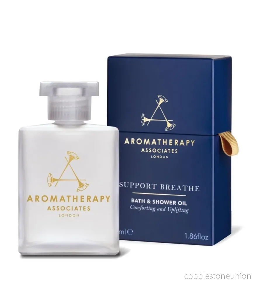 Aromatherapy Associates, Support Breathe, naturliga eteriska oljor, fräsch, träig och skarp, mjukgörande, badolja, 55 ml - Bild 2