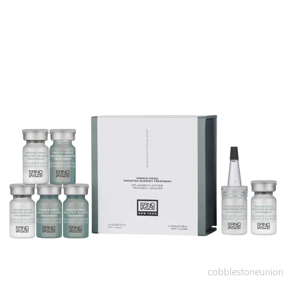 Set, Erno Laszlo, Freeze-Dried Targeted Blemish, Mot blemmor, Lokalt behandlingsserum, För ansiktet, 6 st, 315 ml Set, Erno Laszlo, Freeze-Dried Targeted Blemish, Mot blemmor, Lokalt behandlingsserum, För ansiktet, 6 st, 315 ml
