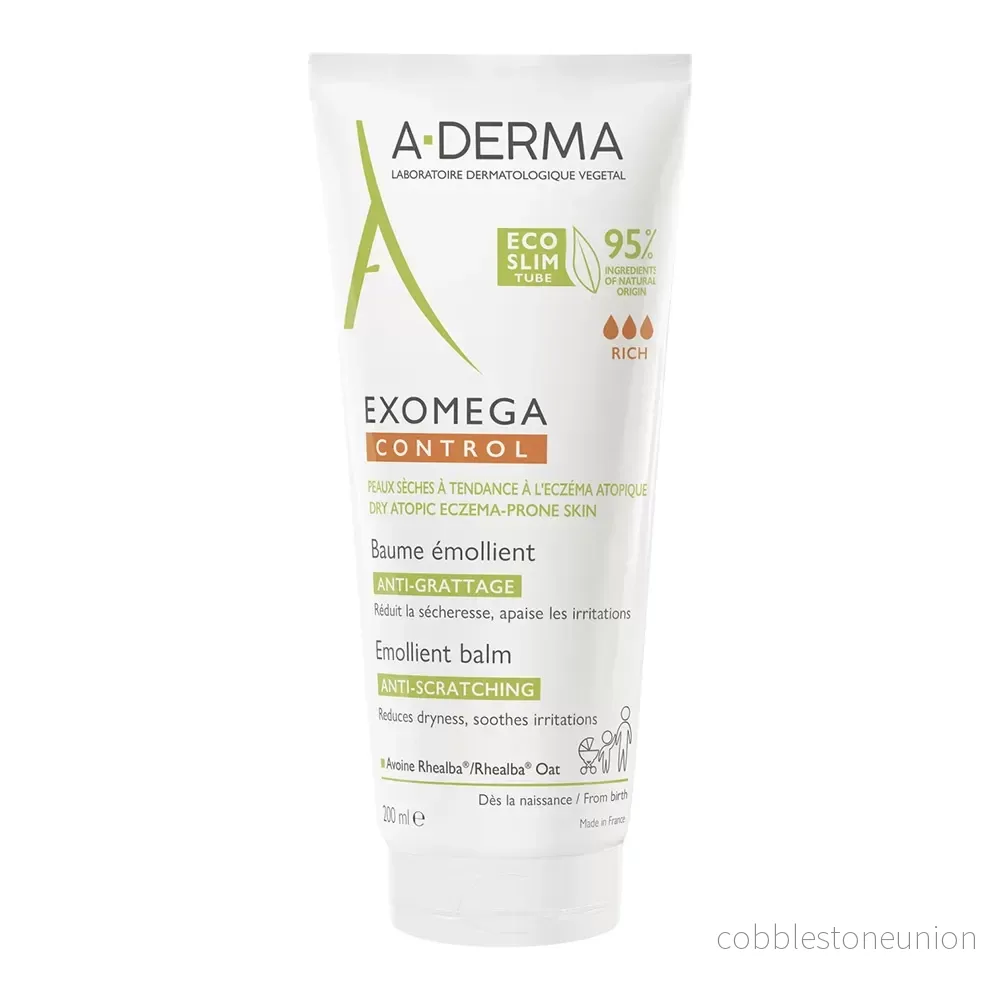 A-Derma, Exomega Control, Emollient, Balm, For the face, 40 ml