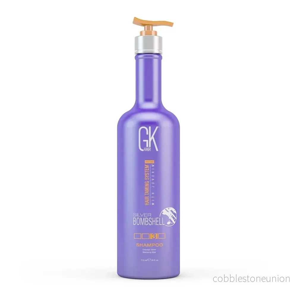 Global Keratin, Silver Bombshell, Hårschampo, För neutralisering av gula toner, 710 ml Global Keratin, Silver Bombshell, Hårschampo, För neutralisering av gula toner, 710 ml