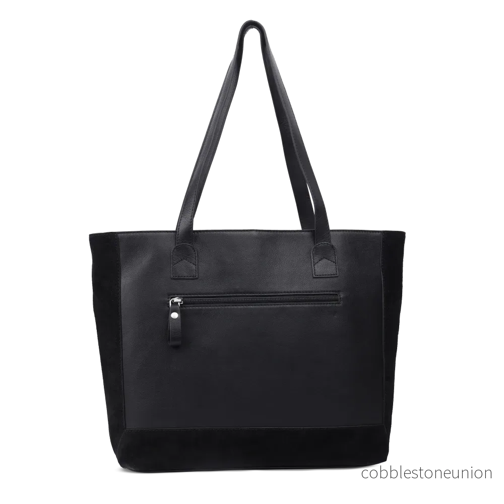 House of Nordic Tote mocca svart - Bild 3
