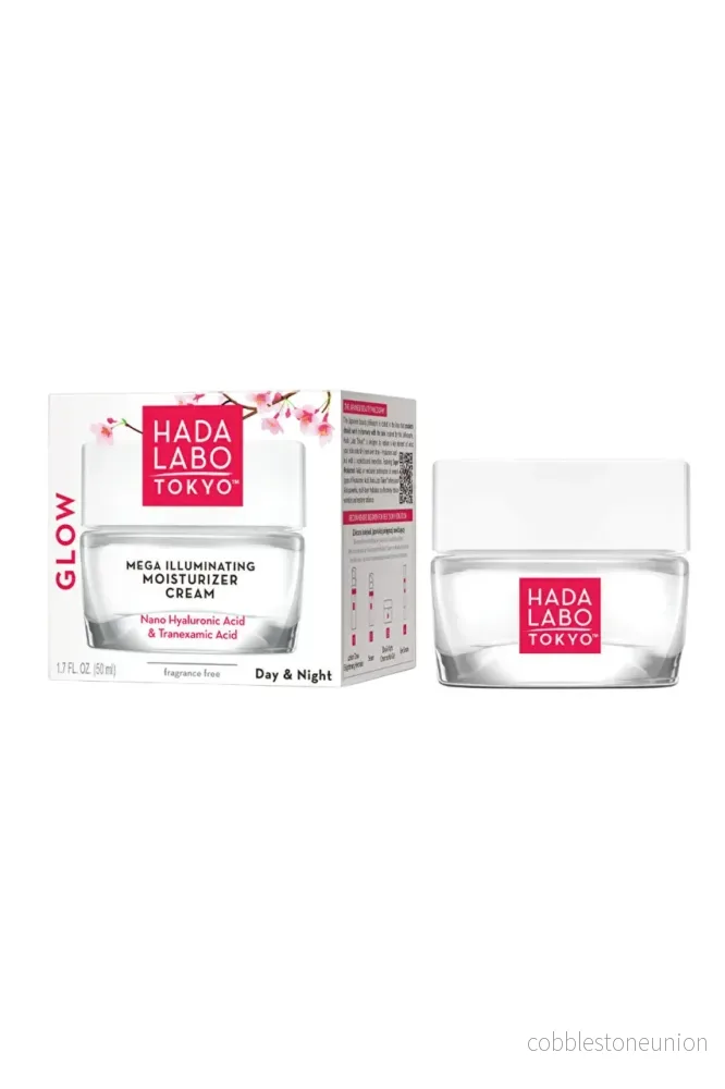 Hada Labo Tokyo, Glow, Hyaluronsyra, Uppljusande & Återfuktande, Dag & Natt, Gelkräm, Ansikte, 50 ml Hada Labo Tokyo, Glow, Hyaluronsyra, Uppljusande & Återfuktande, Dag & Natt, Gelkräm, Ansikte, 50 ml
