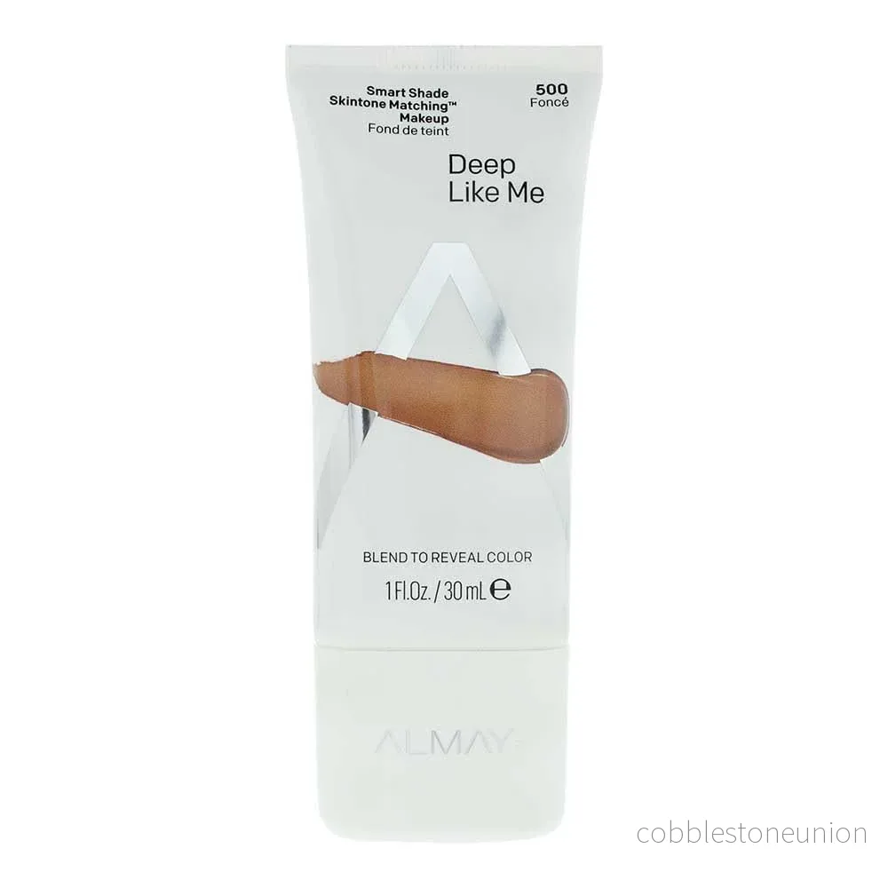 Almay, Smart Shade, Tone-matching, Liquid Foundation, 500, Deep Like Me, SPF 20, 30 ml