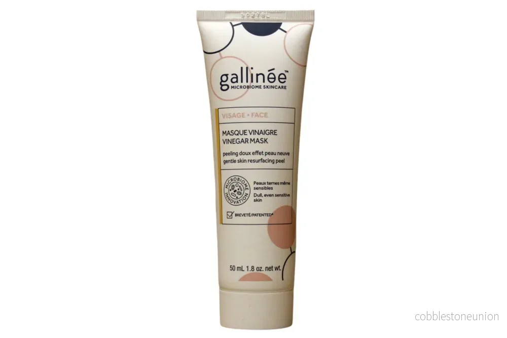 Gallinee, Microbiome Skincare, Vinäger, Exfoliering, Krämmask, För ansiktet, 50 ml