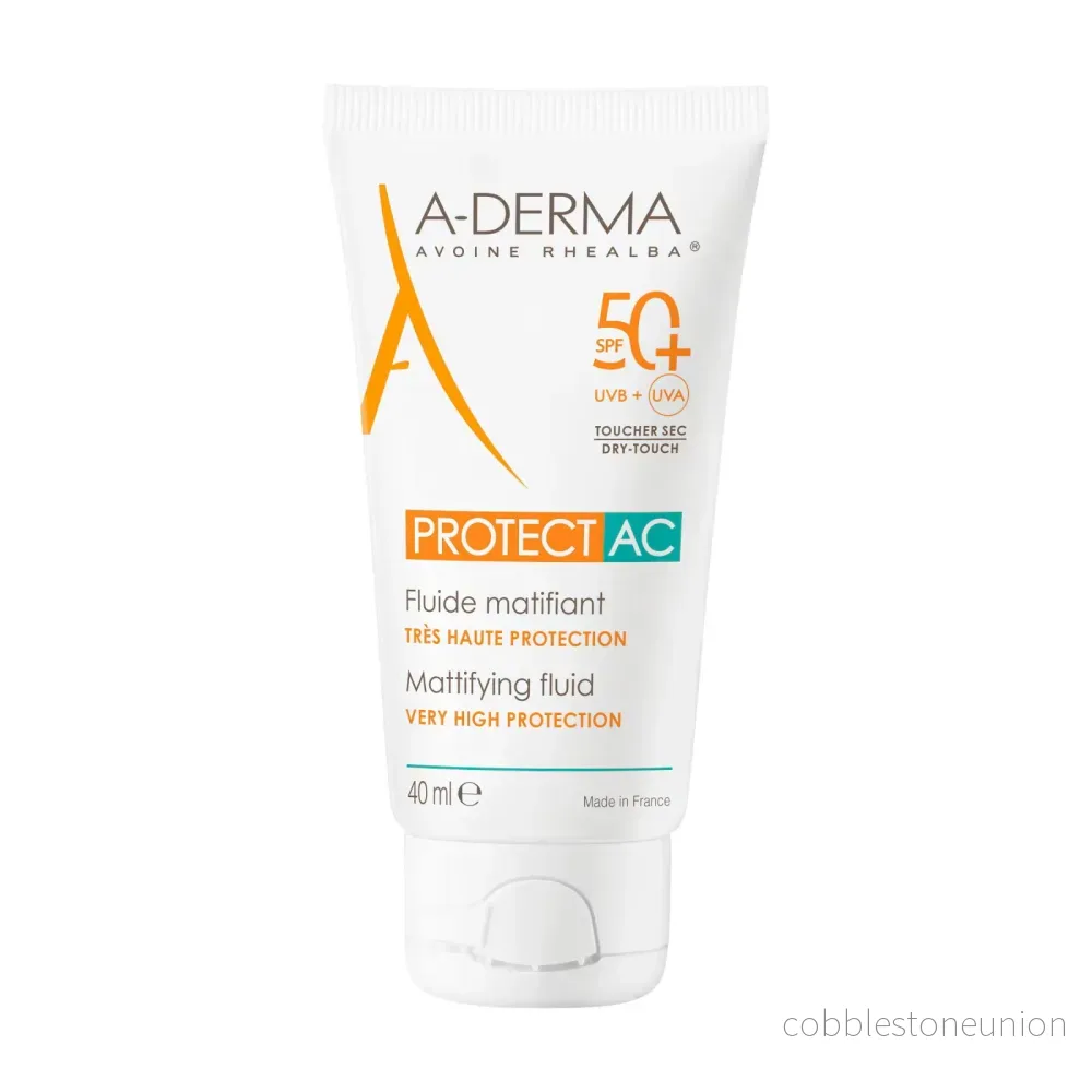 A-Derma, Protect AC, Mattifying, Fluid, Face, SPF50+, 40 ml A-Derma, Protect AC, Mattifying, Fluid, Face, SPF50+, 40 ml