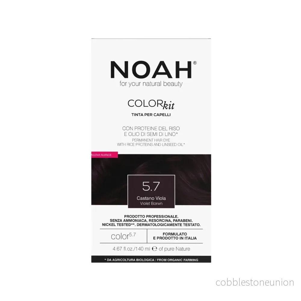 Noah, Permanent Hair Colour, Permanent hårfärg, 5.7 Violet Brown, 140 ml Noah, Permanent Hair Colour, Permanent hårfärg, 5.7 Violet Brown, 140 ml