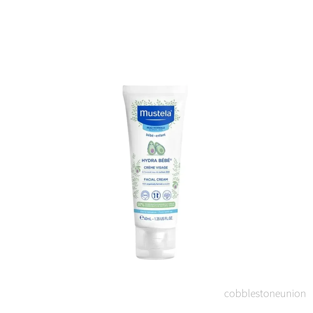 Mustela, Hydra Bebe, Avocado, Fuktighetskräm, För ansiktet, 40 ml