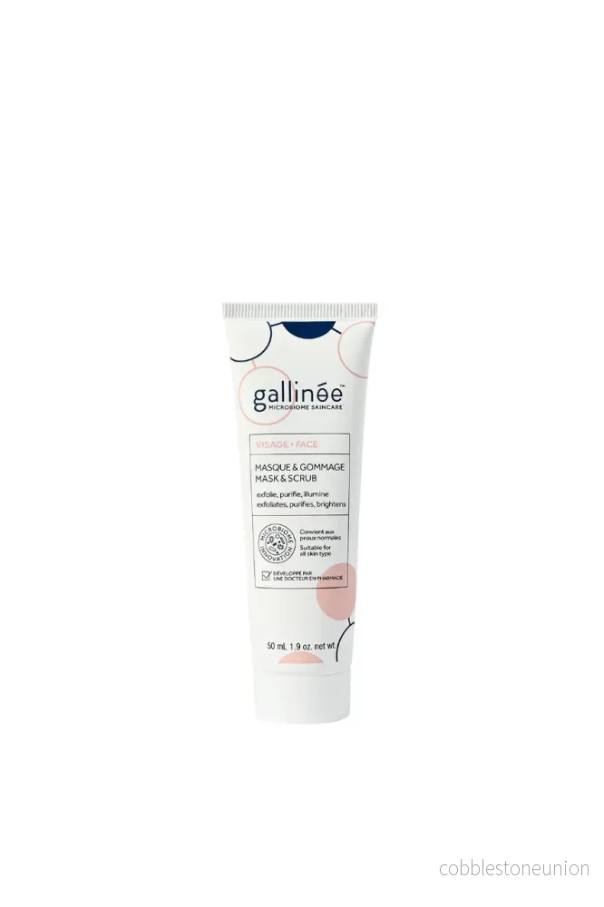 Gallinee, Microbiome Skincare, Purifying, Face Mask Scrub, För ansiktet, 50 ml