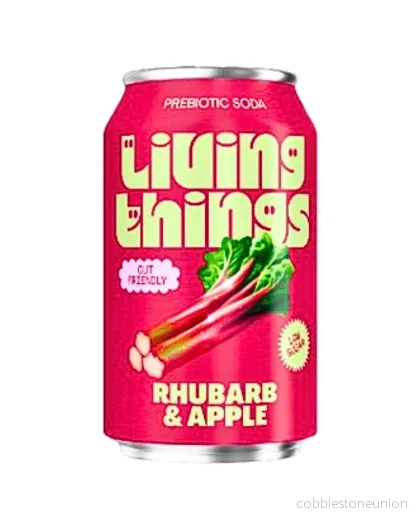 Living Things Rhubarb & Apple 33cl burk 12-pack