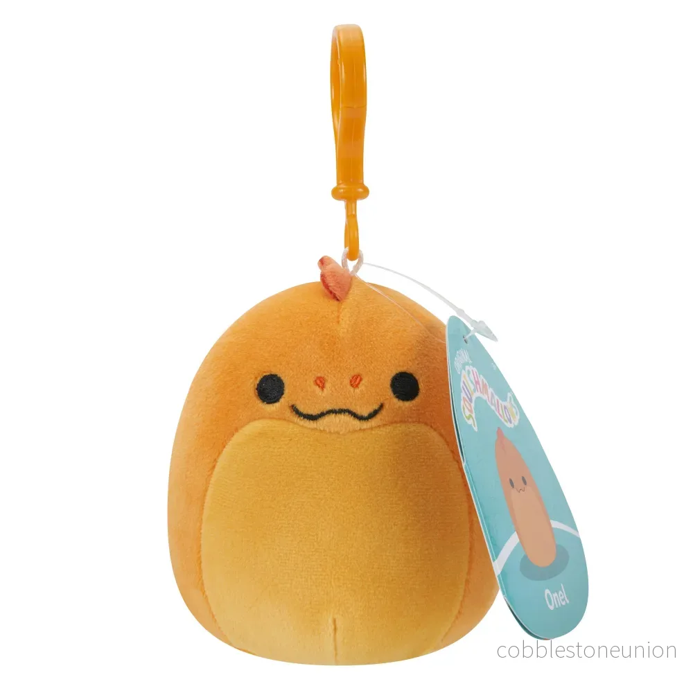 Squishmallows Clip-On Onel The Orange Eel 9 Cm