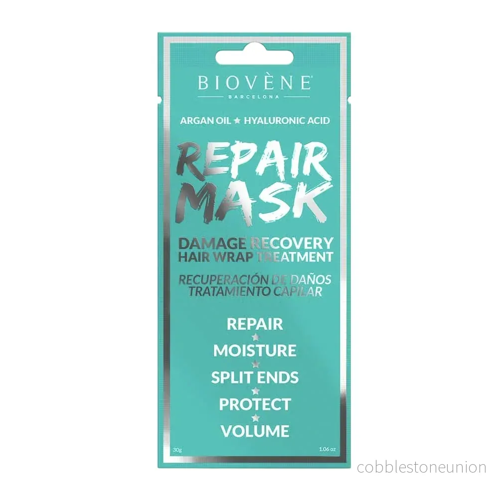 Biovene, Biovene, Arganolja, Hårbehandlingskrämmask, Skadeåterställning, 30 g