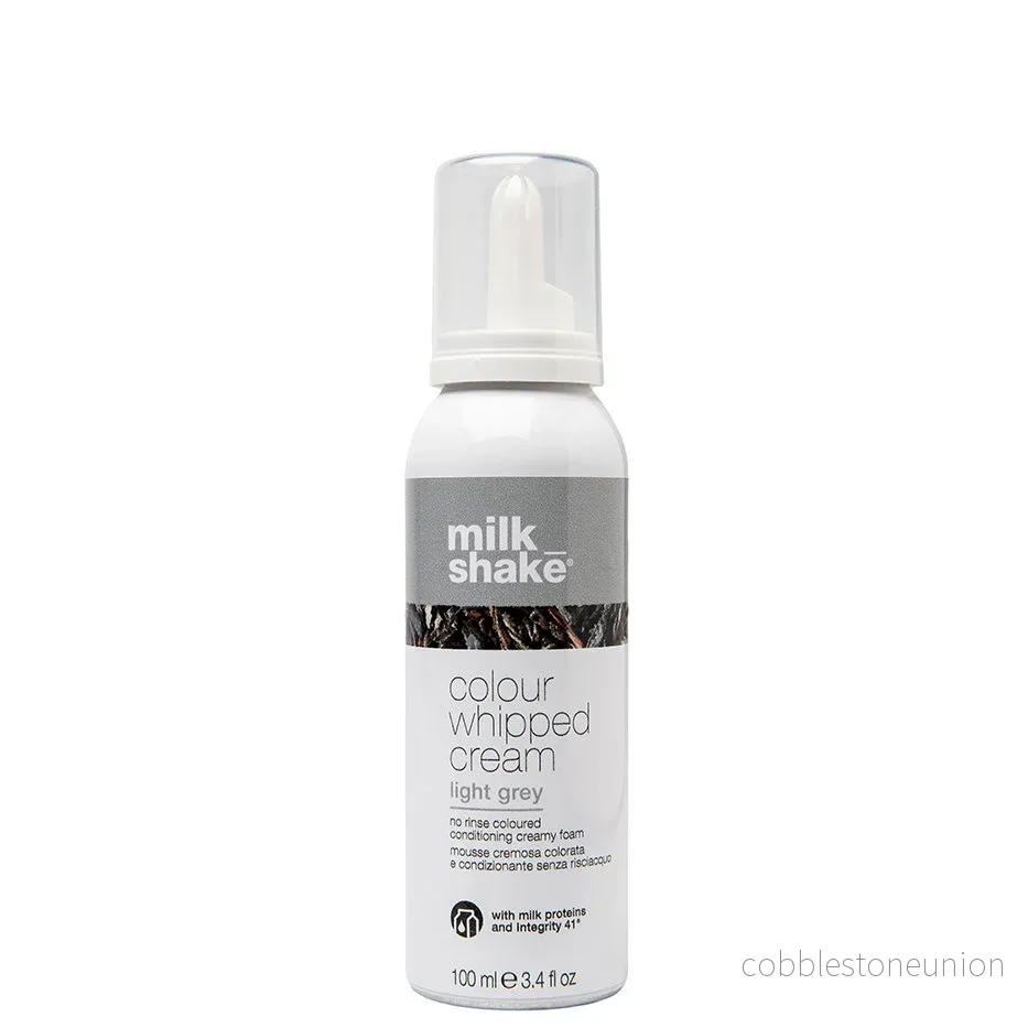 Milk Shake, Colour Whipped Cream, Organic fruit extracts, Leave-in hair colour mousse, Light Grey, 100 ml - Bild 3