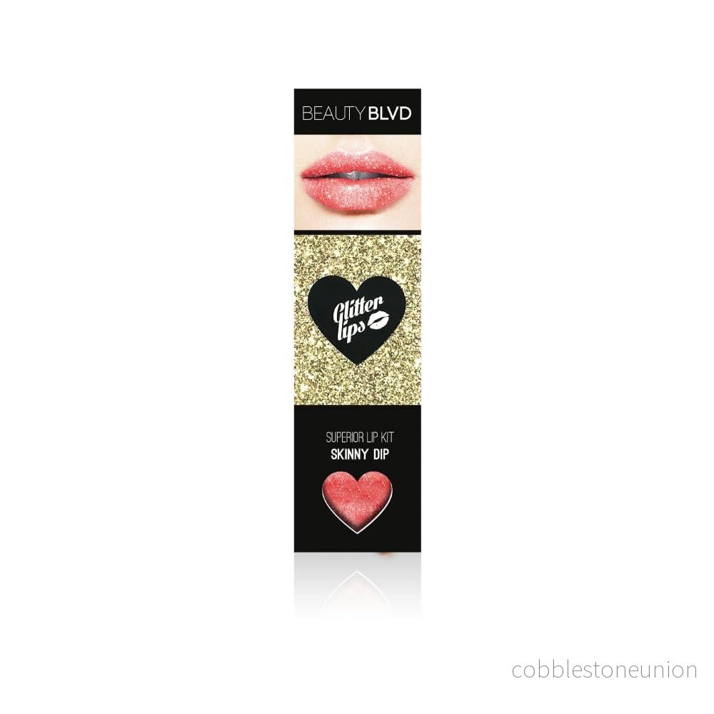 Beauty Blvd, Glitter Lips, Skinande, Läppglans, Nakenbad, 3.5 ml - Bild 2