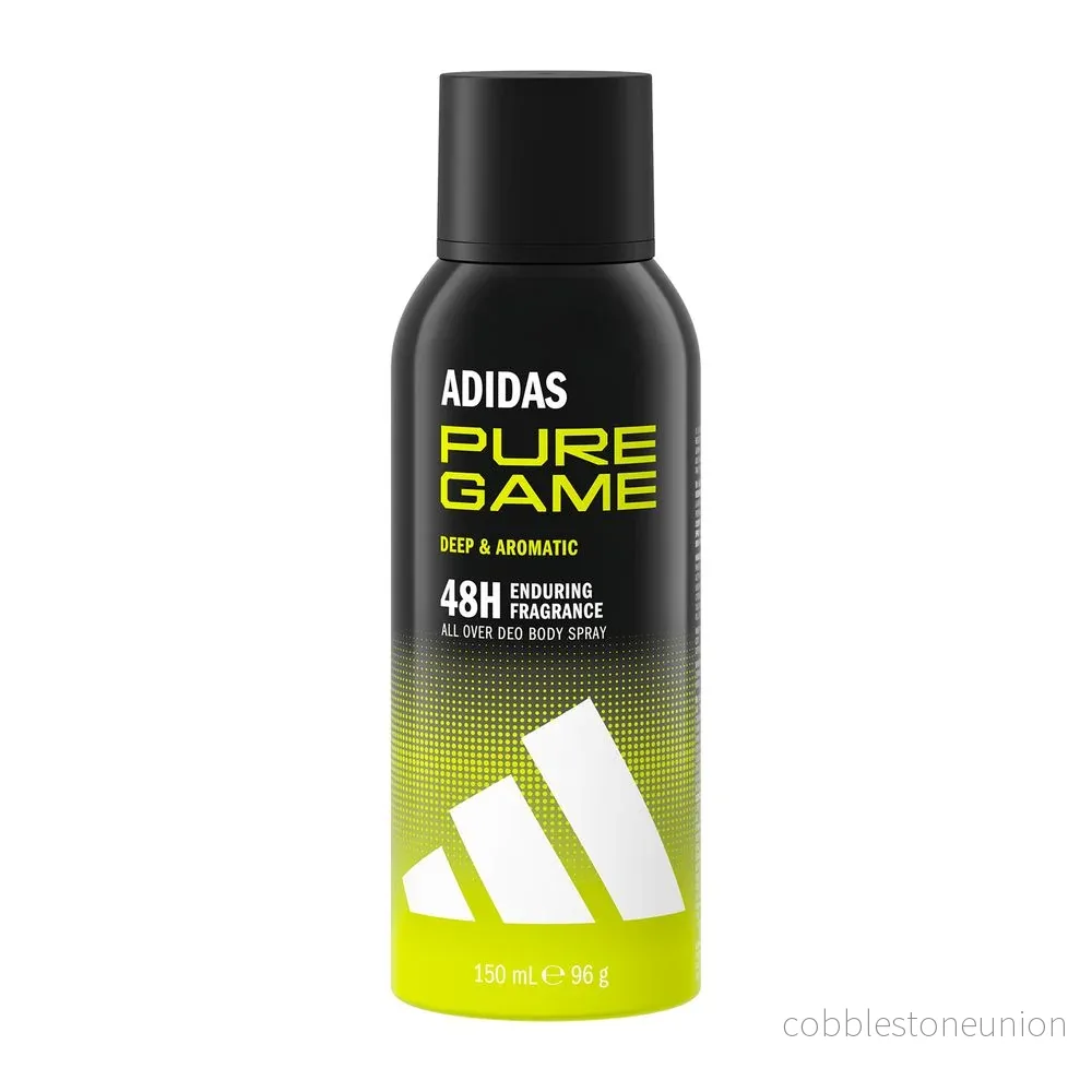 Adidas, Pure Game, 48 timmars skydd, Deodorantspray, För män, 150 ml